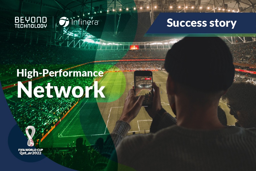 Beyond Technology partners with Infinera to successfully deploy multi-terabit network to support bandwidth demand during FIFA World Cup 2022